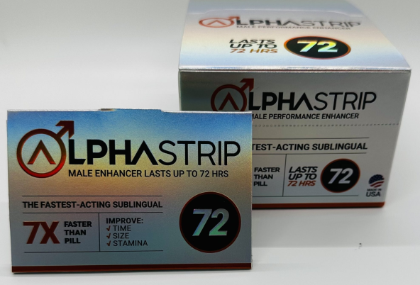 Alpha Strip 72hrs Male Enhancement 3 Pack Lockout Supplements