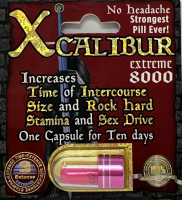 Medieval Group: Xcalibur 8000 Red Male Enhancement