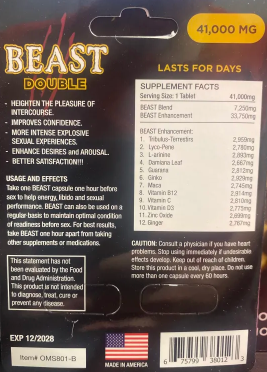 Beast Double Capsule Male