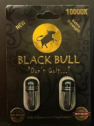 Black Bull 10000K Double Capsule Male Enhancement
