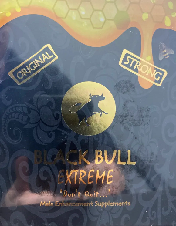 Black Bull Extreme Honey Strong Yellow Top - 12 Count Box