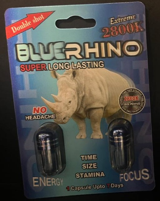 Rh1n0: Blue Rh1n0 Recharged Extreme 2800K Double Capsule