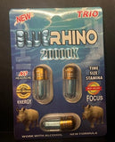 Rhino: Blue Rhino Trio 20000K Male Enhancement