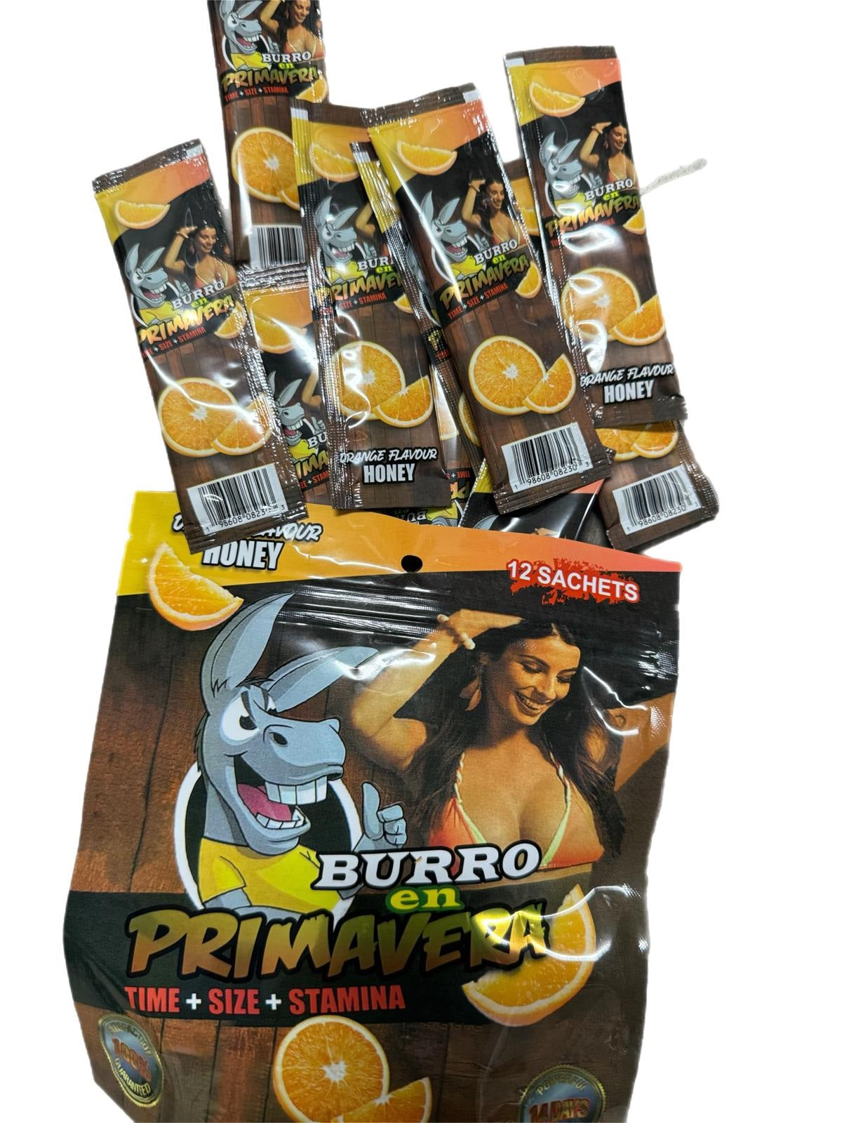Burro en Primavera Orange Flavored Honey