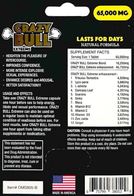 Crazy Bull Extreme Male