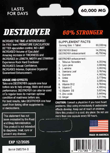 Destroyer Male