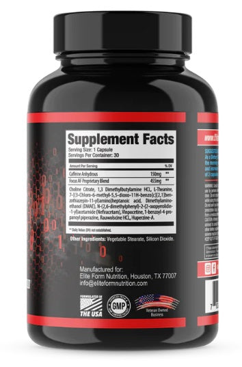 Elite Form: Focus AF, 30 Capsules