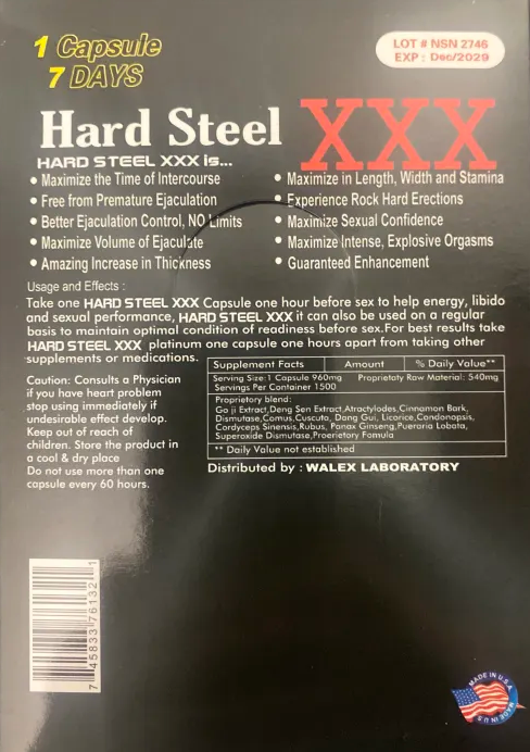 Hard Steel 50000K Male