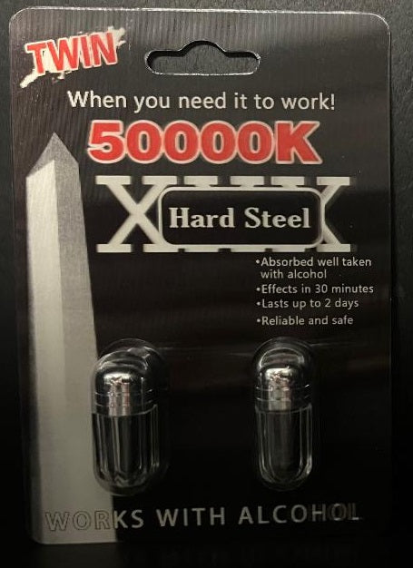 Hard Steel 50000K Double Capsule Male
