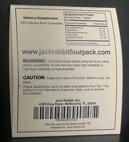 J.R. Jack Rabbit Double Capsule Male