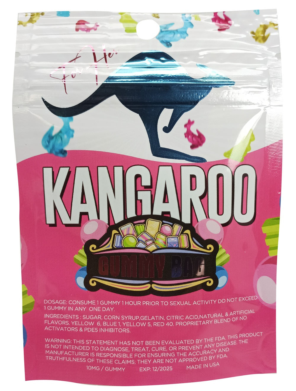 Kangaroo Gummies for Her, Female