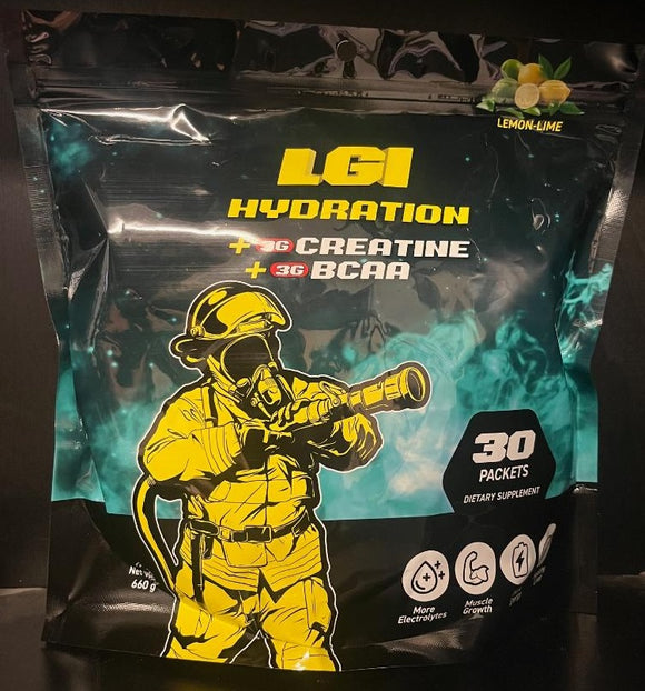 LGI: Hydration +Creatine +BCAA, Lemon Lime, 30 Packets