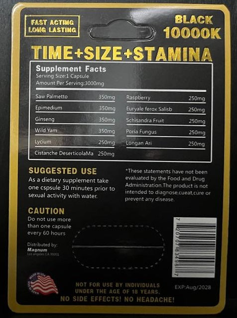 Magnum: Black 10000K Male