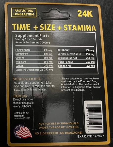 Magnum 24K Black Double Capsule