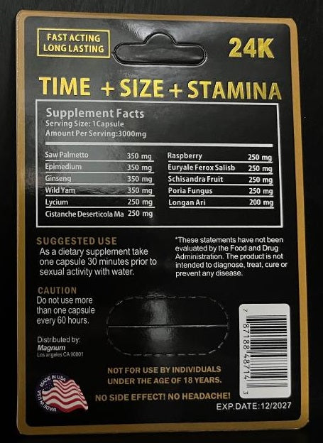 Magnum 24k Black Single Male