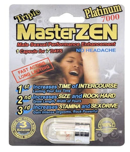 Masterzen Triple Platinum 7000 Male Enhancement