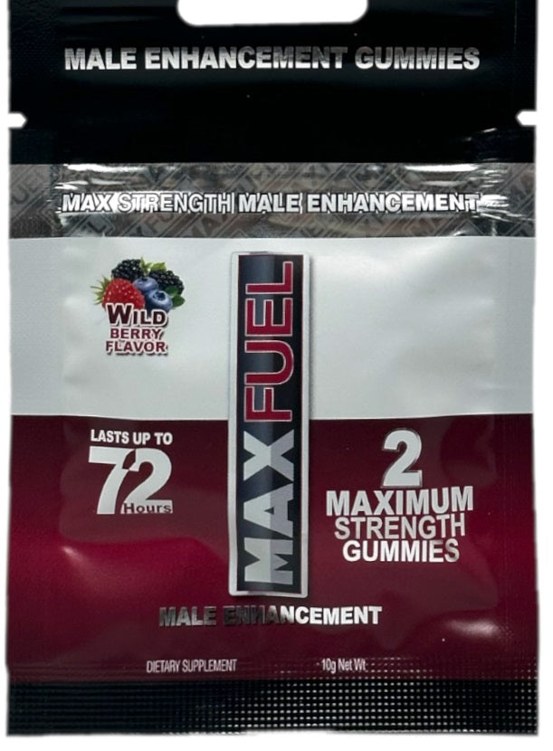 MaxFuel Wild Berry Flavor Male  Gummy