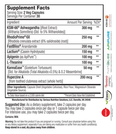 SNS: Mood Support XT - 60 Capsules