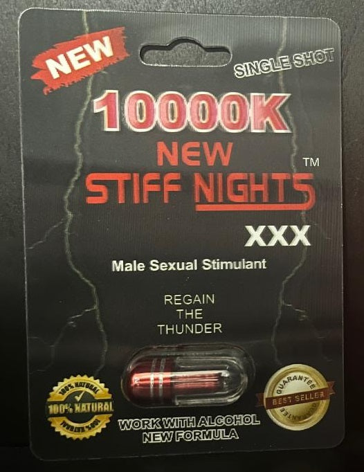 New Stiff Nights 10000K Male  Capsule