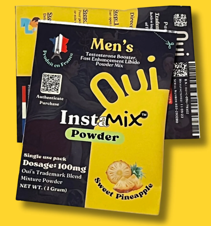 Oui InstaMix Powder For Men - Sweet Pineapple