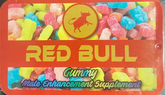 Red Bull Gummy Tin Case Male