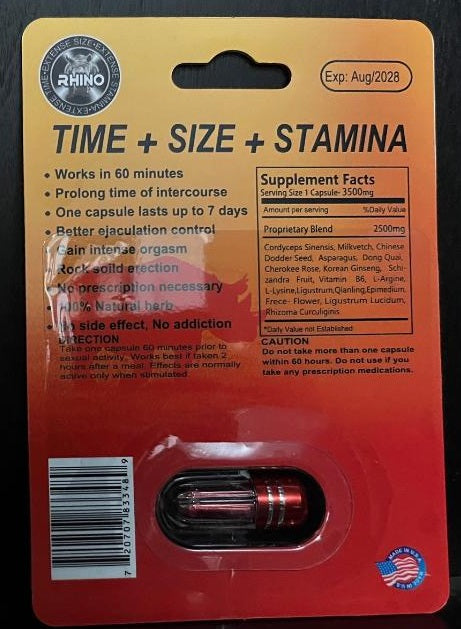 Rh1n0 11 10000K Platinum Male  Single Capsule
