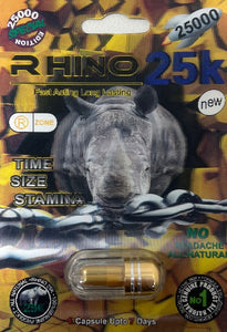 Rhino 25k 25000 Male Enhancement