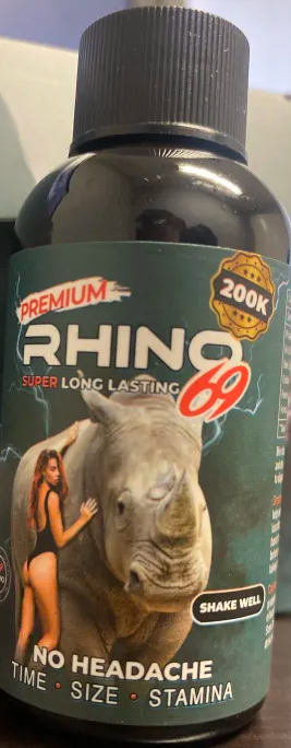 Rhino 69 Super Long Lasting 200k Green Liquid Shot