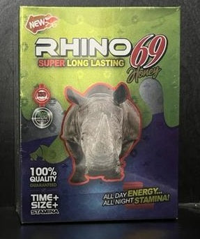 Rh1n0 69 Super Long Lasting Honey 12 Count Green Box