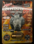 Rh1n0 69 Platinum 100K Super Long Lasting Capsule