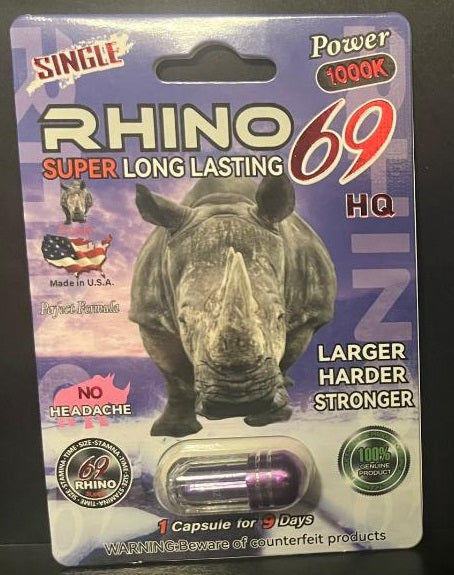Rhino 69 Power 1000K Male Enhancement