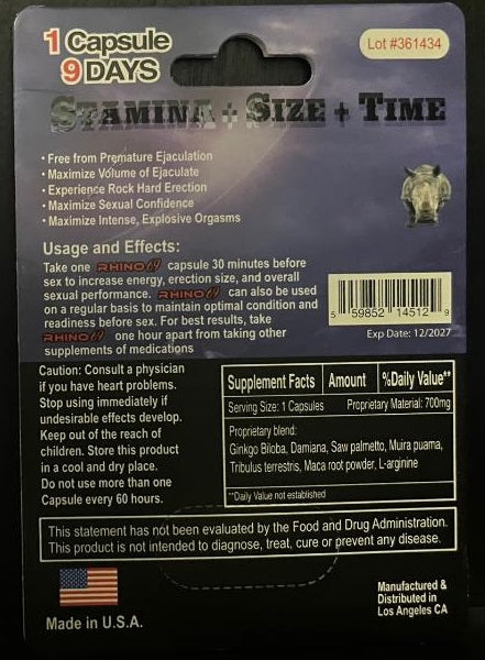 Rh1n0 69 Premium Plus, Power 500K Capsule