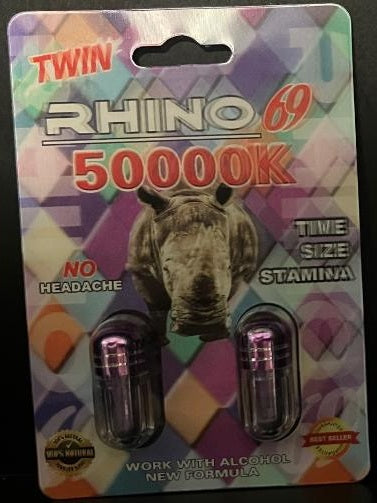 Rhino 69 50000K Twin Male Enhancement