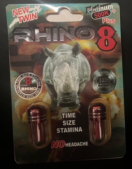 Rh1n0 8 Platinum 500K Plus Double Capsule