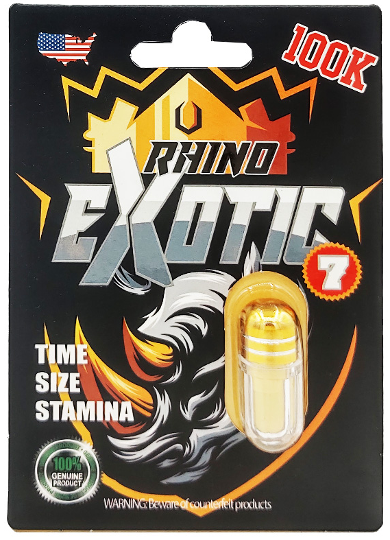 Rhino: Exotic 7, 100k Male Enhancement