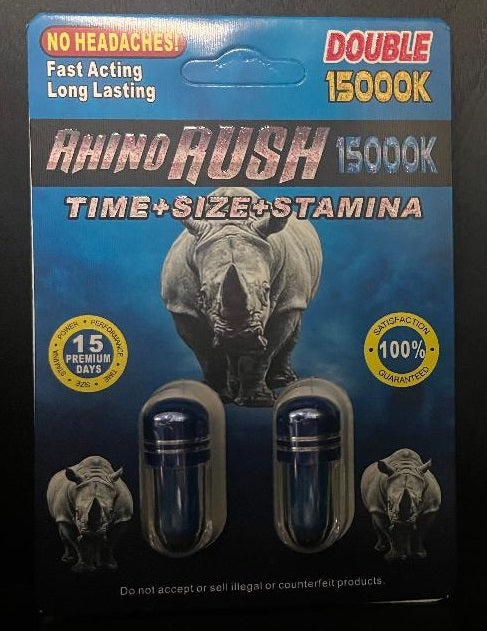 Rhino Rush 15000K Double Capsule