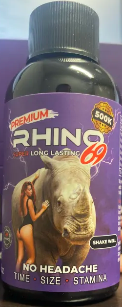 Rhino 69 Super Long Lasting 500k Purple Liquid Shot