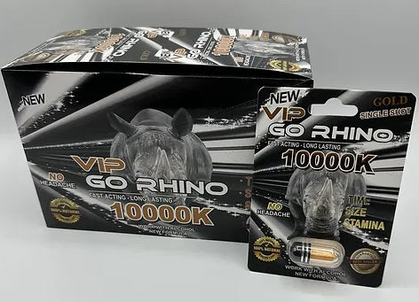 Rhino VIP Gold 1000K Male Enhancement