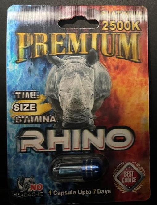 Rhino Premium Platinum 2500K Male Enhancement