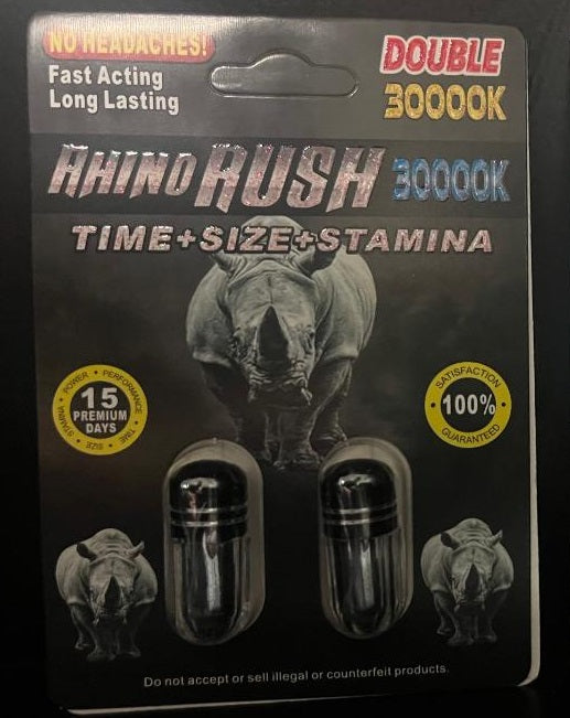 Rhino Rush 30000K Double Capsule