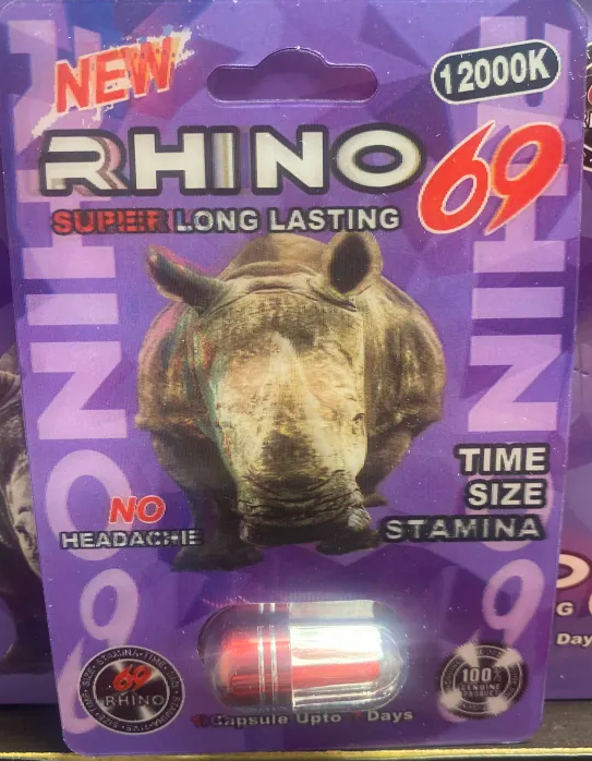 Rhino 69 Super Long Lasting 12000K Male Enhancement