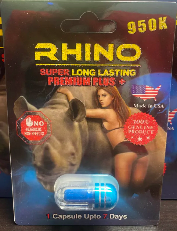 Rhino Super Long Lasting Premium Plus 950k Male Enhancement
