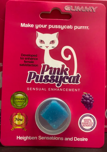 Pink Pussycat Grape Gummy Female Enhancement