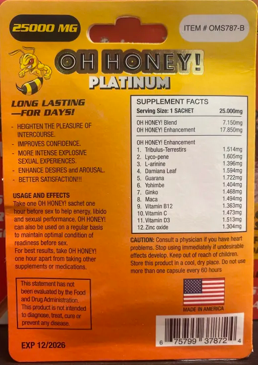Oh Honey! Platinum Honey Male