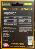 Magnum 9800 Black Gold XXL Double Capsule Male Enhancement
