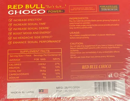 Red Bull Chocolate Male