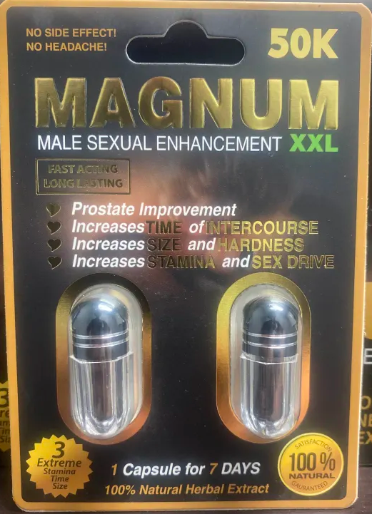 Magnum 50K Black XXL Double Capsule Male