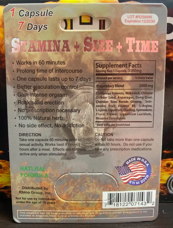 Rh1n0 11 Titanium 250K Male