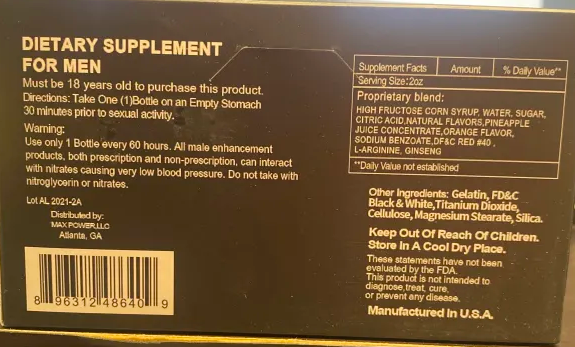 Hard Steel 500K Liquid Shot Male