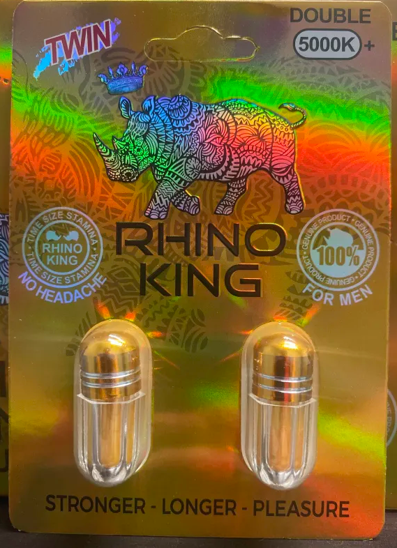Rh1n0 King Gold 5000K Double Capsule Male